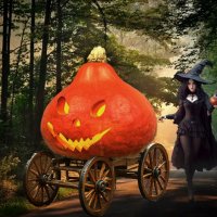 Коллаж на тему Хэллоуина. :: Виктор Орехов Коллаж на тему Хэллоуина. :: Виктор Орехов