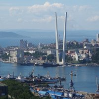 Золотой мост. Владивосток. :: Лидия Бусурина Золотой мост. Владивосток. :: Лидия Бусурина