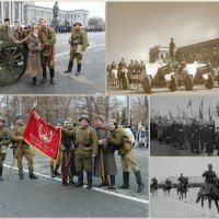Куйбышев 7 ноября 1941 г - Самара 7 ноября 2016 г. :: Татьяна Машошина Куйбышев 7 ноября 1941 г - Самара 7 ноября 2016 г. :: Татьяна Машошина