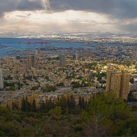 Израиль*Хайфа*Море*Порт Бахайские сады 2025г :: ujgcvbif 