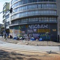 Палаточный городок на улице Сан-Паулу. :: unix (Илья Утропов) Палаточный городок на улице Сан-Паулу. :: unix (Илья Утропов)