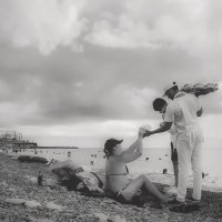 Пончики с пивом (чб) :: Сергей Царёв Пончики с пивом (чб) :: Сергей Царёв