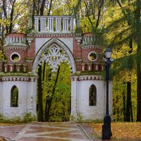 Фигурные (Виноградные ворота) ворота в Царицыно :: Ольга 