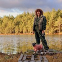 Екатерина и мопс Симба :: skijumper Иванов