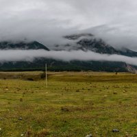 По дороге с облаками. Карачаево-Черкесия. :: Дина Евсеева