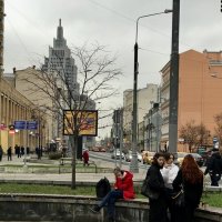 У метро. :: Любовь У метро. :: Любовь