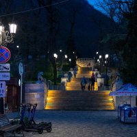 Каскадная лестница. Железноводск. :: Андрей Дурапов Каскадная лестница. Железноводск. :: Андрей Дурапов