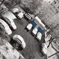 В нашем городе вновь первый снег :: Дмитрий Никитин