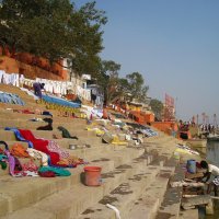 Постирушки на набережной Варанаси. :: unix (Илья Утропов)