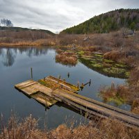 Мостки для полоскания  ( давно запустели)) :: Владимир Хиль