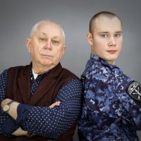 встреча отца сына с армии :: Александра Николаева