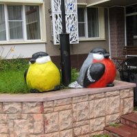 У ресторана. Как тут не растолстеть... :: Galaelina ***