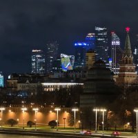 Башни Московского Кремля и небоскребы Москва-Сити :: <<< Наташа >>>