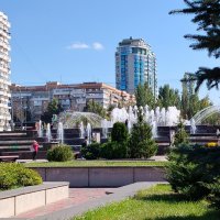 Самара. Фонтан к 80 летию ПОБЕДЫ в ВОВ :: Надежда Самара. Фонтан к 80 летию ПОБЕДЫ в ВОВ :: Надежда