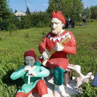 Парк бетонных скульптур в городе Свирске Иркутской области :: Галина Минчук