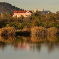 Дом у пруда. :: Сергей Воротников