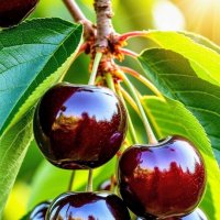 " Поспели  виш..нет - черешни в саду у дяди Вани ...":) :: Валерий Кокорев