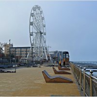 Осеннее утро на променаде. :: Валерия Комова