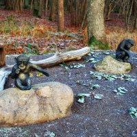 Обезьянки на камнях :: Aida10 