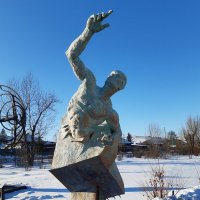 Парк бетонных скульптур в городе Свирске Иркутской области :: Галина Минчук