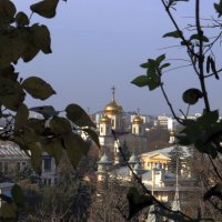 Пятигорск.Вид На спасский собор со смотровой площадки. :: Александр Николаев