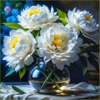 Букет белых пионов ... :: Валентина Надсон