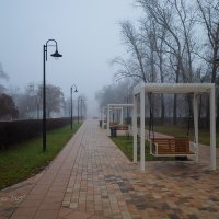 Город в тумане :: Александр Синдерёв