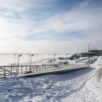 Зимняя набережная :: Виктор Иванович Чернюк Зимняя набережная :: Виктор Иванович Чернюк