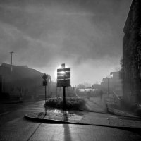 Туман в Тюбингене :: Сергей Порфирьев Туман в Тюбингене :: Сергей Порфирьев