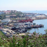 Вид на Корсаков. :: ИРЭН@ . Вид на Корсаков. :: ИРЭН@ .