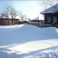 Снегом замело ... :: Валентина Надсон Снегом замело ... :: Валентина Надсон