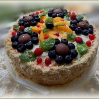 Домашний тортик к чаю... :: Валентина Надсон