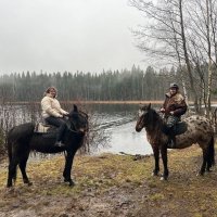 На берегу лесного озера. :: Ольга 