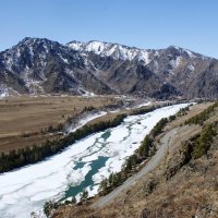 Алтай, река Катунь в марте :: Галина Нестратова
