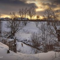 "Тихий зимний вечер. По дороге домой"© :: Владимир Макаров