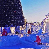 Малышня в ледовом лабиринте! :: Владимир Малышня в ледовом лабиринте! :: Владимир