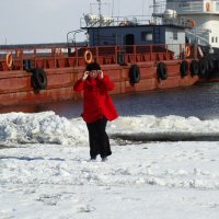 Переправа через реку Обь :: Tata Wolf