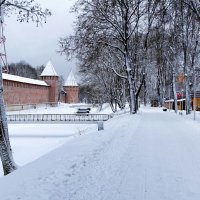Зимний городской пейзаж. :: Милешкин Владимир Алексеевич 