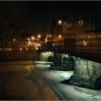 My magic Petersburg_03808_р. Фонтанка. Мост Белинского :: Станислав Лебединский