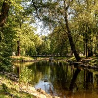 Лопухинский сад :: Александр Тихомиров Лопухинский сад :: Александр Тихомиров