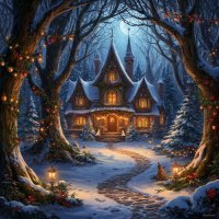 новый год в лесу. :: Mila 