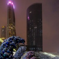 Башни Москва-Сити на ладоне :: Георгий А