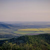 Горный рельеф с высоты горы Ширии в Румынии :: polydikaya _svinka