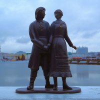 Чебоксары. Скульптура "Нарспи и Сетнер". :: Пётр Чернега