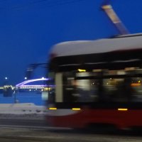 Трамвай куда-то мчится :: Anna-Sabina Anna-Sabina