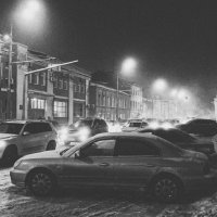 Ночной город в дымке :: Igor Dibrov