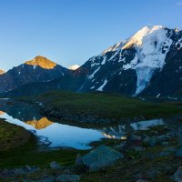 Закат у озера :: Алексей 