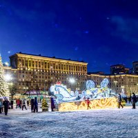 Рождественская ярмарка на Московской площади :: Виктор Орехов Рождественская ярмарка на Московской площади :: Виктор Орехов