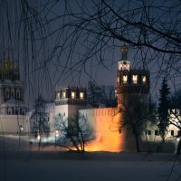 Зимний вечер у Новодевичьего :: Nyusha . Зимний вечер у Новодевичьего :: Nyusha .