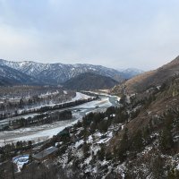 Смотровая площадка.Катунь. :: Валерий Медведев